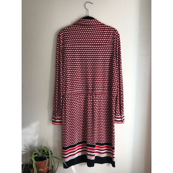 BRITISH!🇬🇧Tommy Hilfiger Red White Blue Drawstring Dress Size 10👗 - Picture 9 of 12